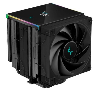 קירור אוויר למעבד שחור כולל תצוגה דיגיטלית דיפ קול Deep Cool R-AK620-BKADMN-G AK620 Digital 260W TDP 160mm Intel and AMD